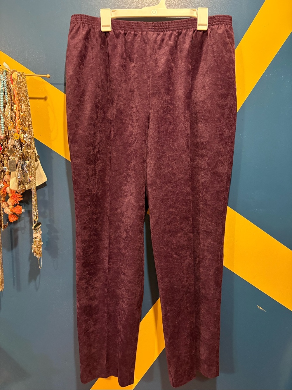 G.W. Plum High Rise Straight Leg Pull-On Pants NWT